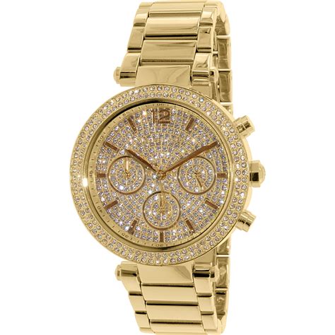 all gold michael kors watch women'|Michael Kors diamond watch women's.